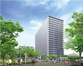 小榄金融中心采用无电照明技术