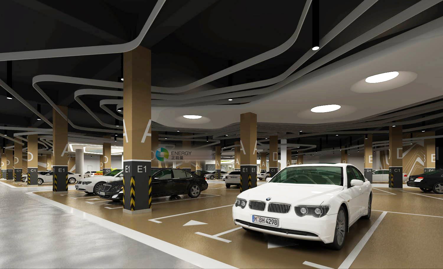 合肥王下份地下公共停车场——无电照明系统应用