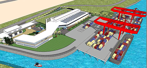 上海闵吴生活垃圾转运码头集装化改造—管道式日光照明